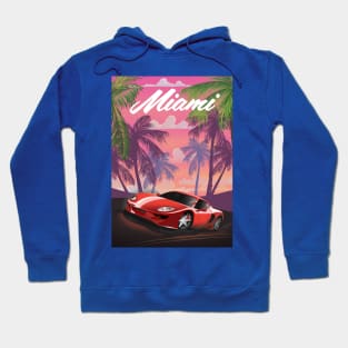 Miami Sports car Hoodie